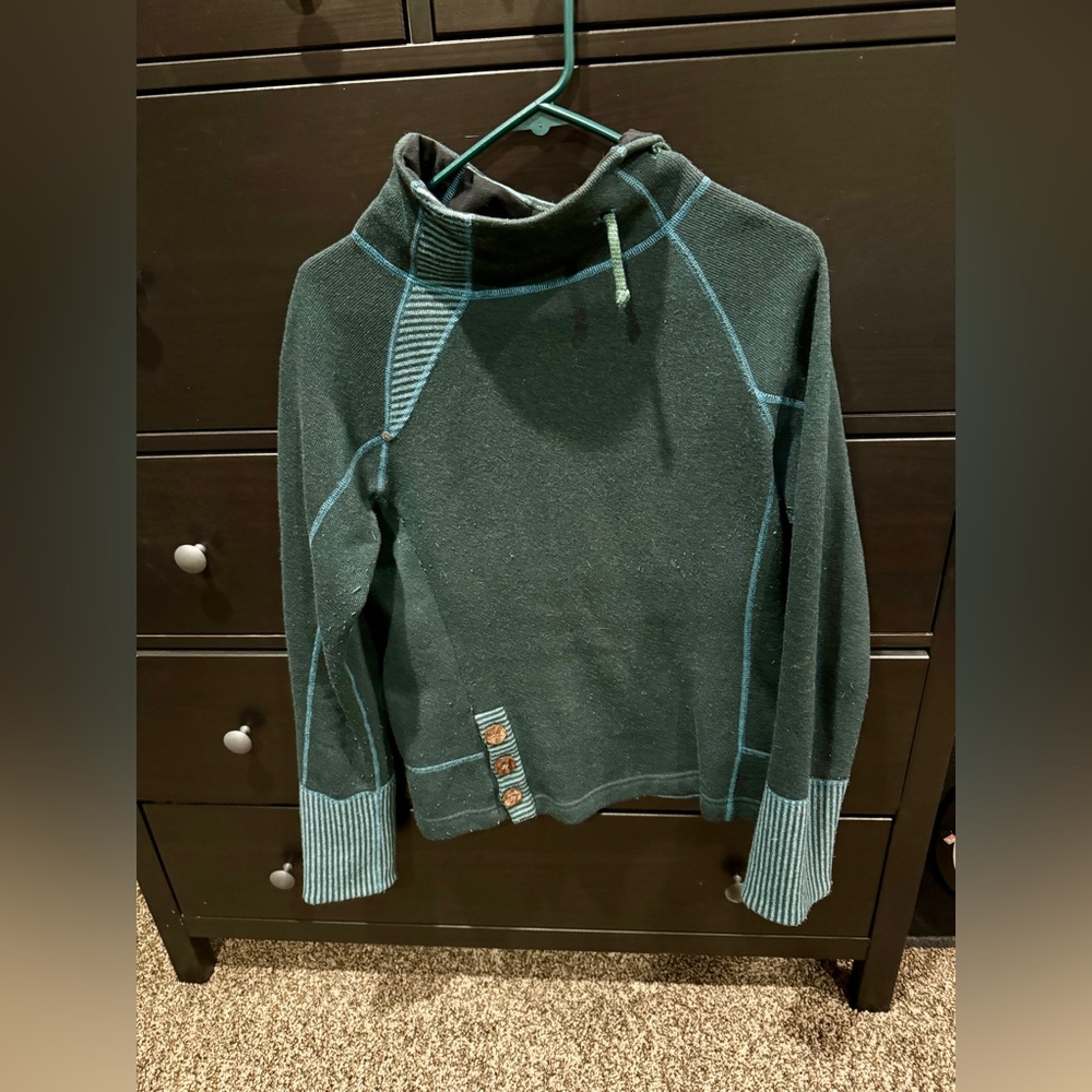 Prana wool pullover fleece sweater